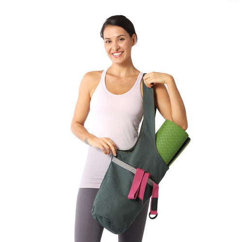 ANIWEY Yoga Mat Bag with Large Size Pocket and Zipper Pocket Yoga Mat Strap Bag Fit Most Size Mats Yoga Yoga Bags and Carriers for Women