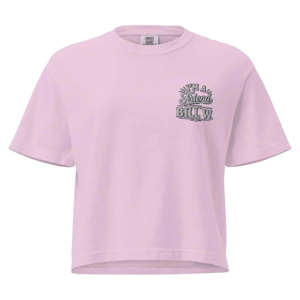 Women's Heavyweight Boxy T-Shirt | Comfort Colors 3023CL Bill W Shirt