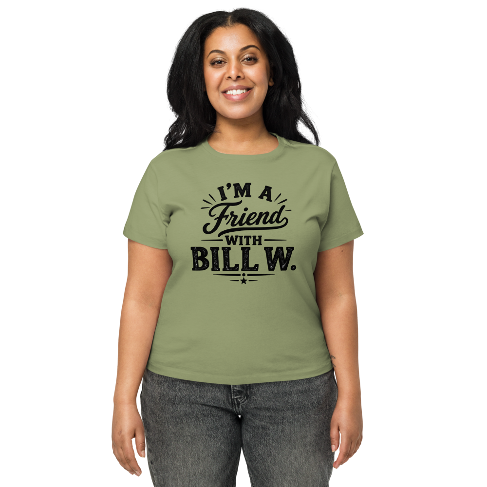 Women's High-Waisted Tee | Cotton Heritage OW1086 Bill W Shirt