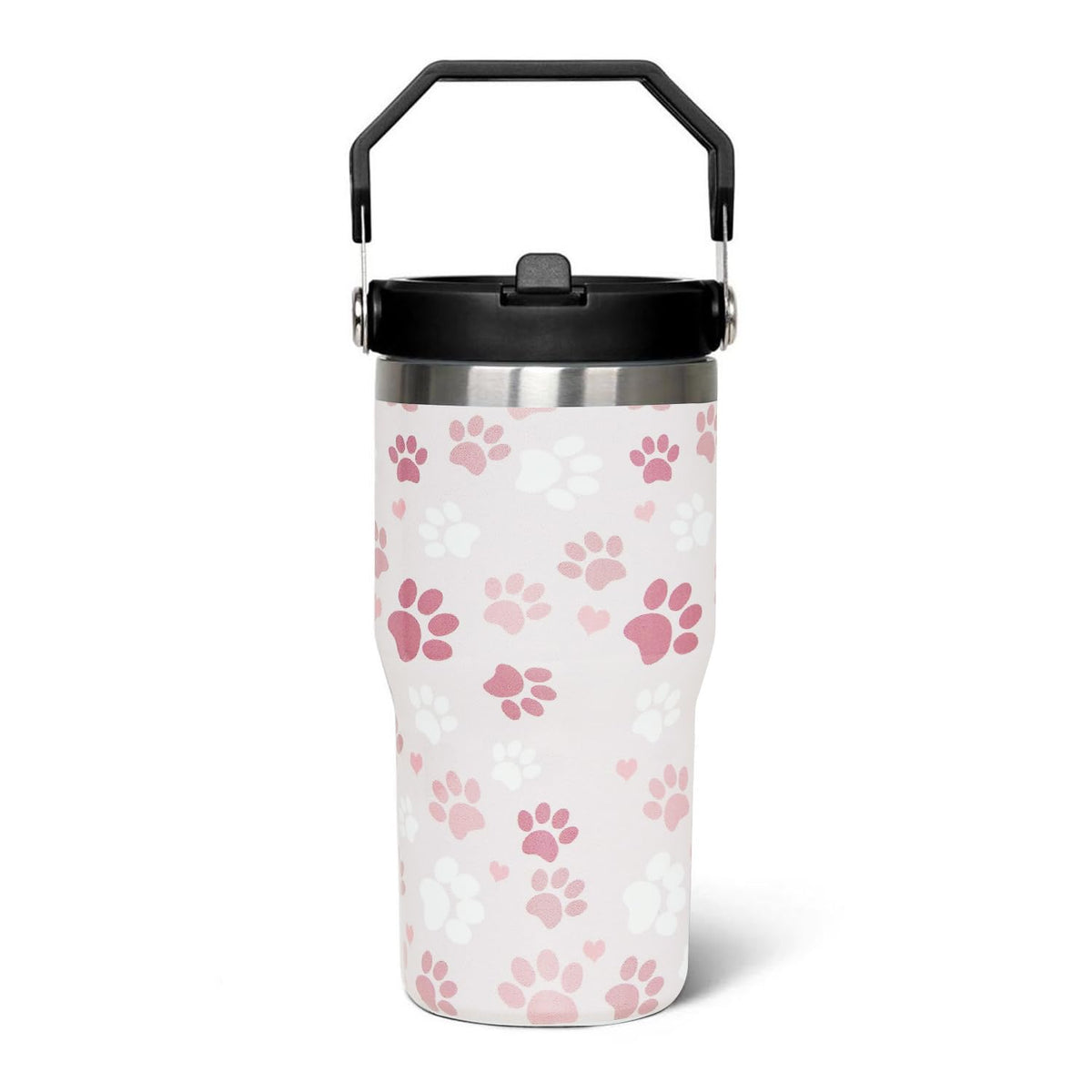 Dog Mom Paw Print Tumbler 20oz