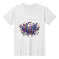 Celestial Jeweled Moon Paw Print Butterfly Graphic Tee