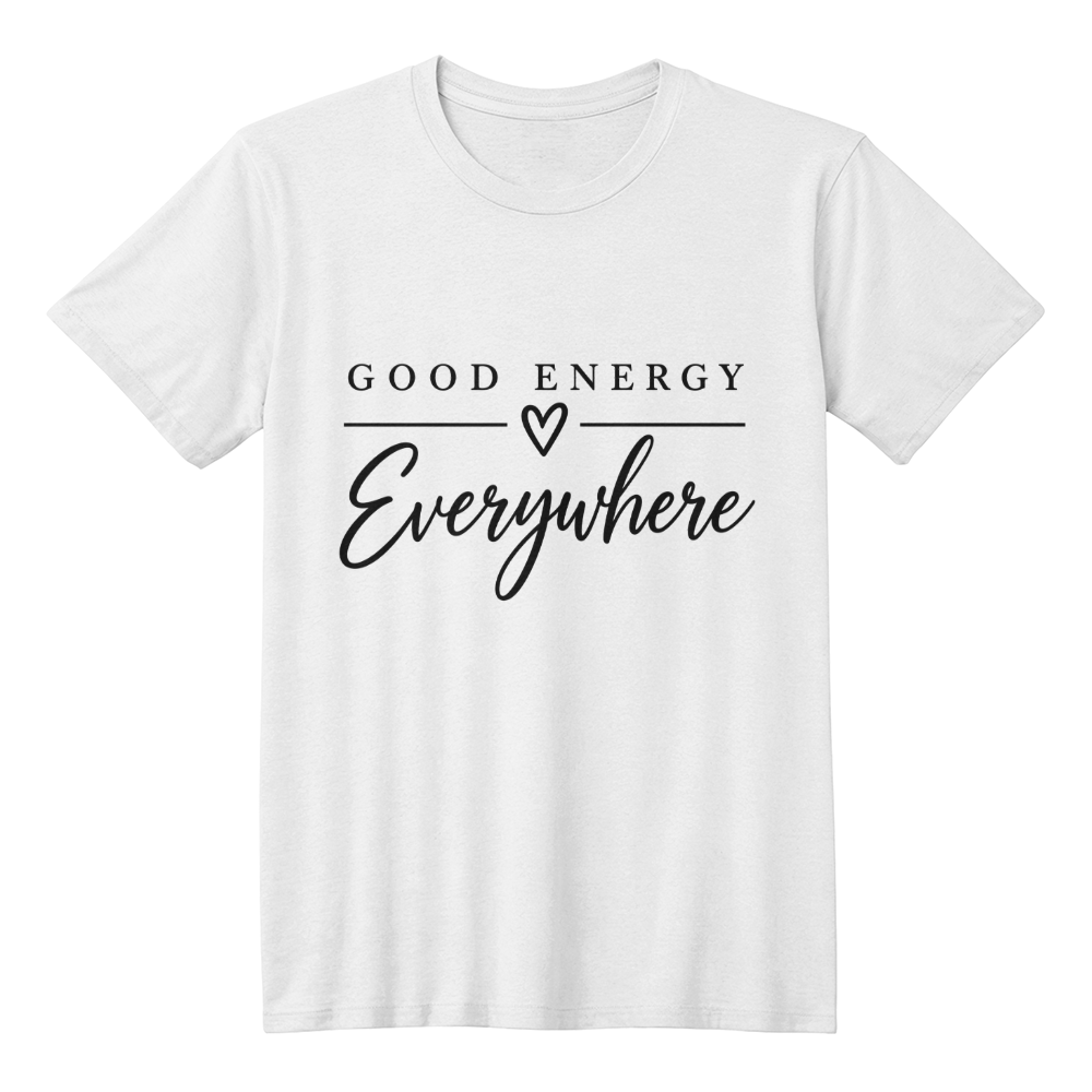 Good Energy Everywhere Minimalist Graphic Tee