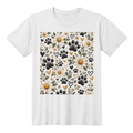 Daisy Paw Print All Over Print Graphic Tee