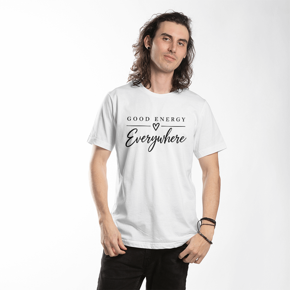 Good Energy Everywhere Minimalist Graphic Tee