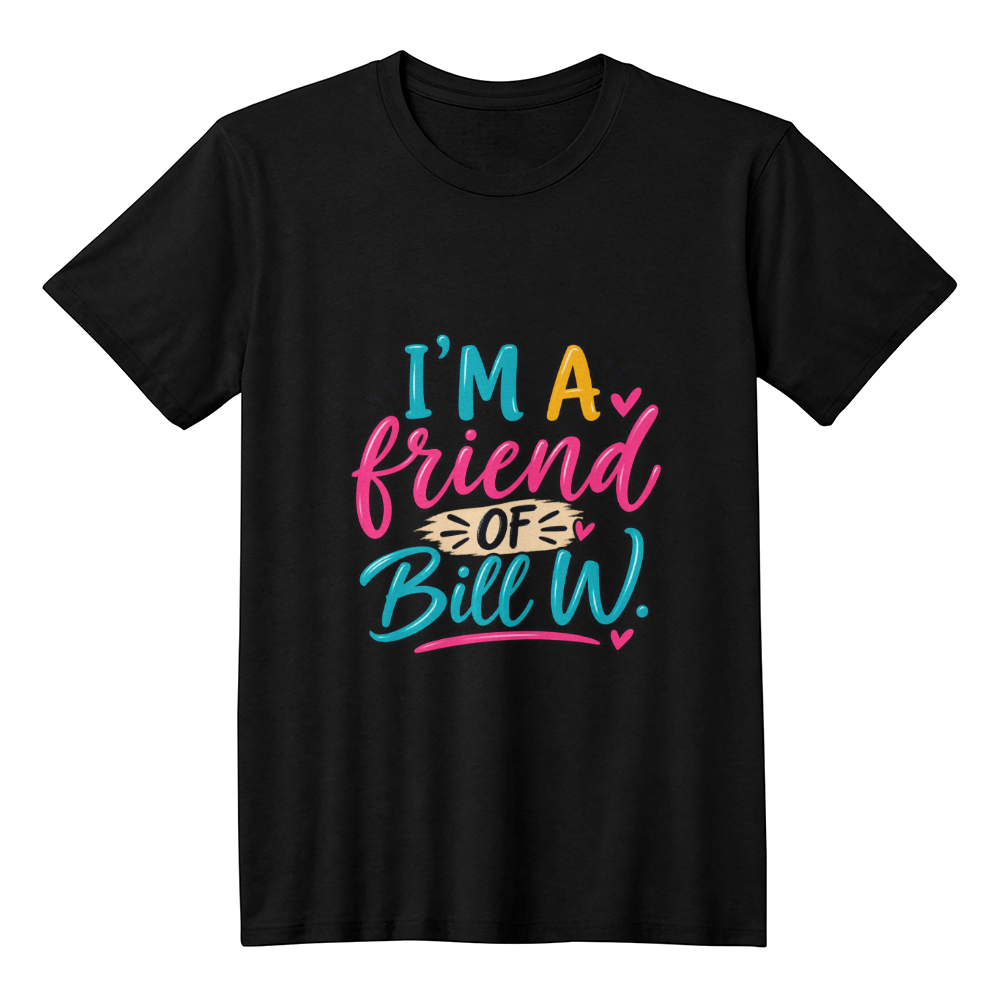 I'm a Friend of Bill W. T-Shirt, Recovery Shirt, Sobriety Support Tee, Recovery Community Gift