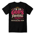 I'm on God's Payroll Black Print T-Shirt
