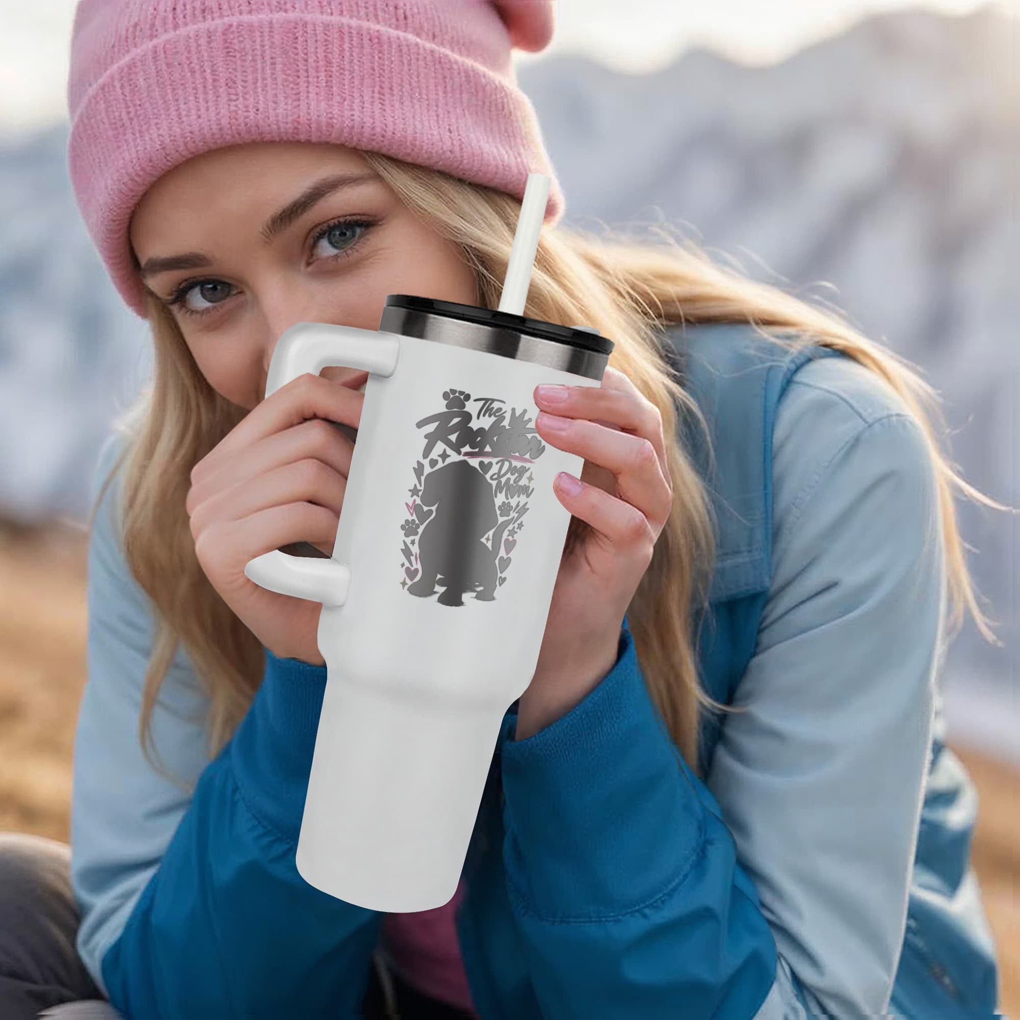 The Rocktstar Dog Mom Tumbler