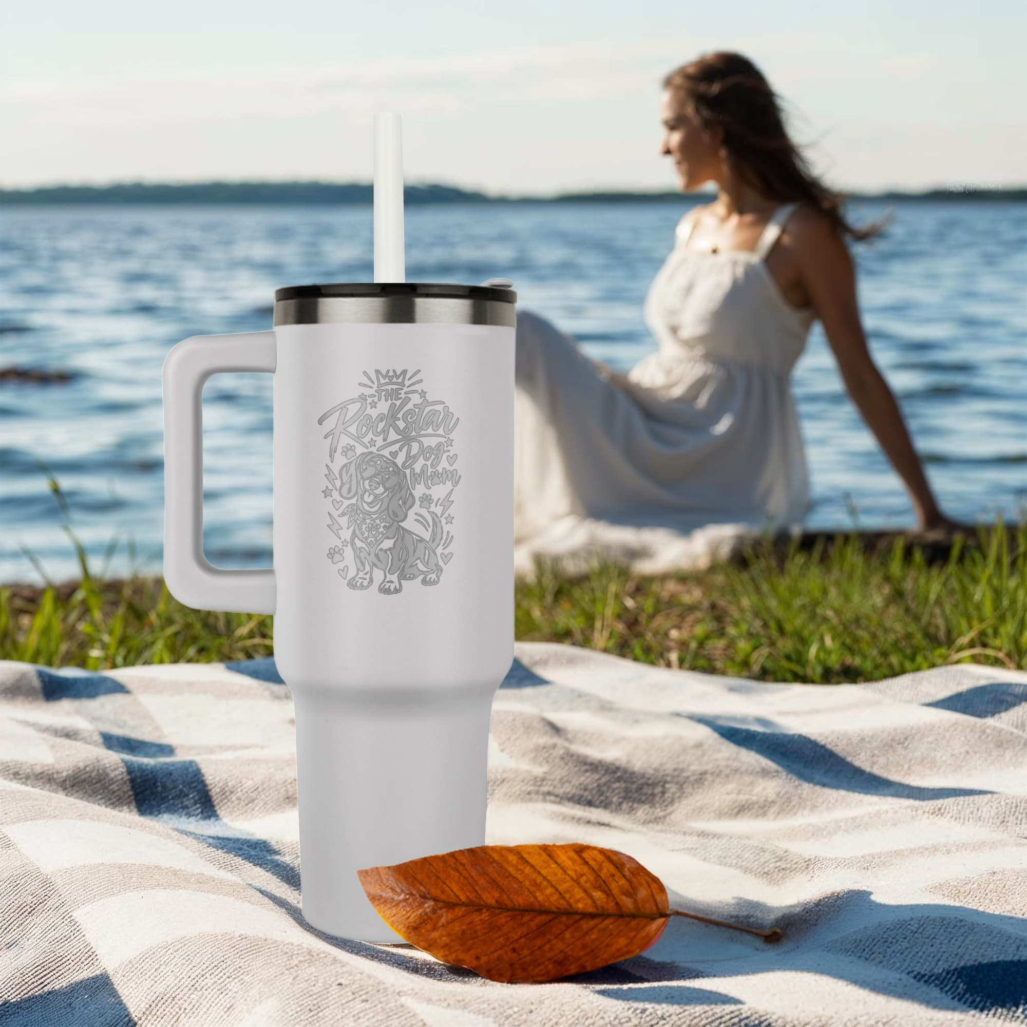 The Rocktstar Dog Mom Tumbler