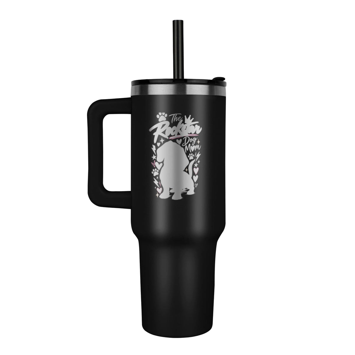 The Rockstar Dog Mom Pinnacle 40oz Tumbler