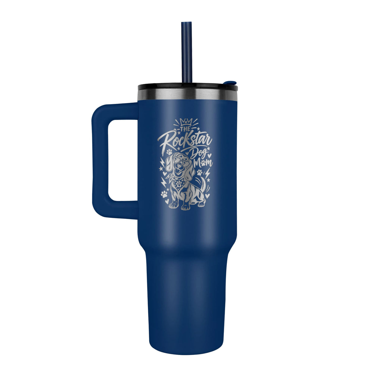 The Rockstar Dog Mom Pinnacle 40oz Tumbler