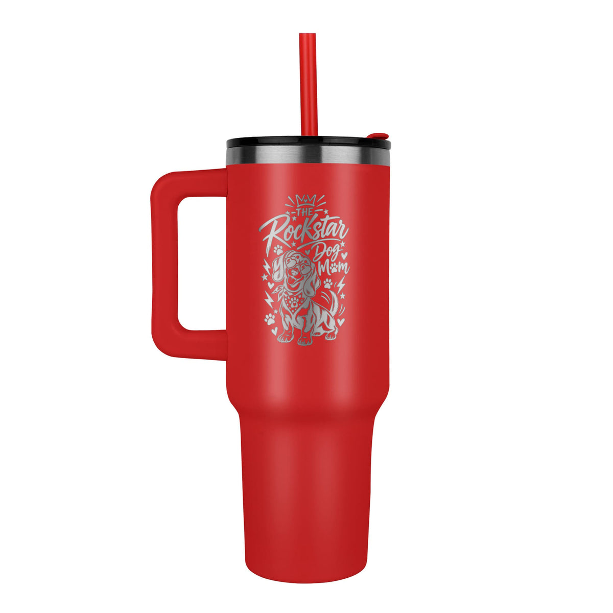 The Rockstar Dog Mom Pinnacle 40oz Tumbler