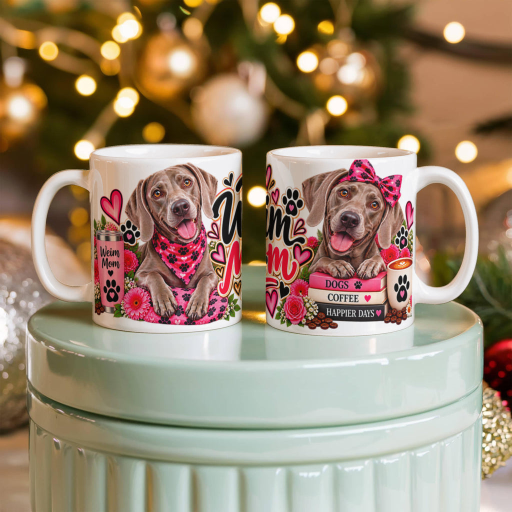 Weim Mom Coffee Mug, Weimaraner Mom Gift, view 2