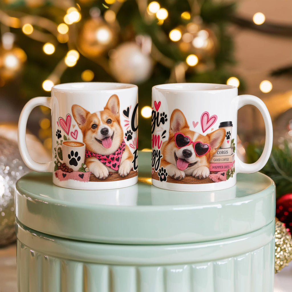 Corgi Mom Energy Coffee Mug, view 2