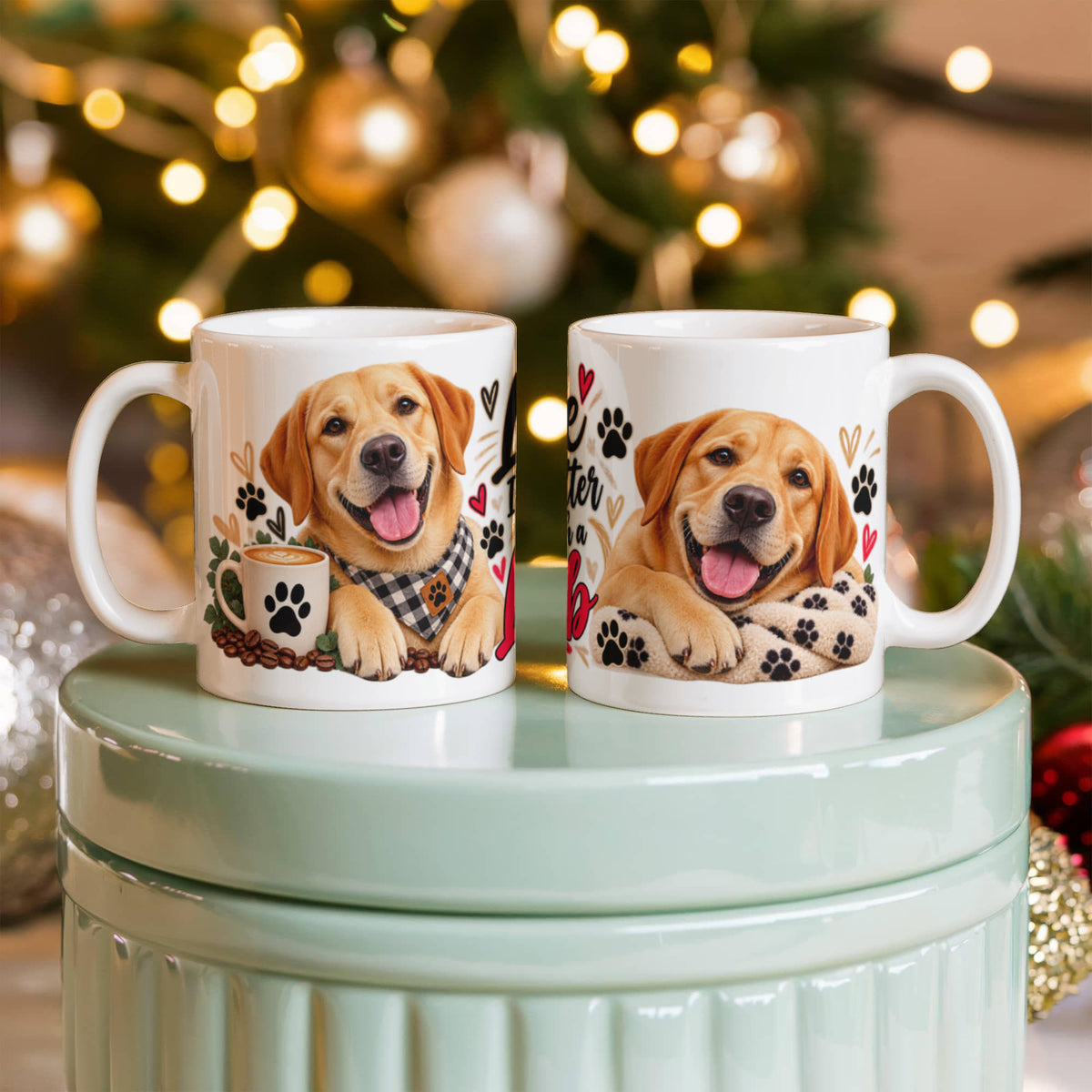 Life Is Better With a Lab Coffee Mug, view 2