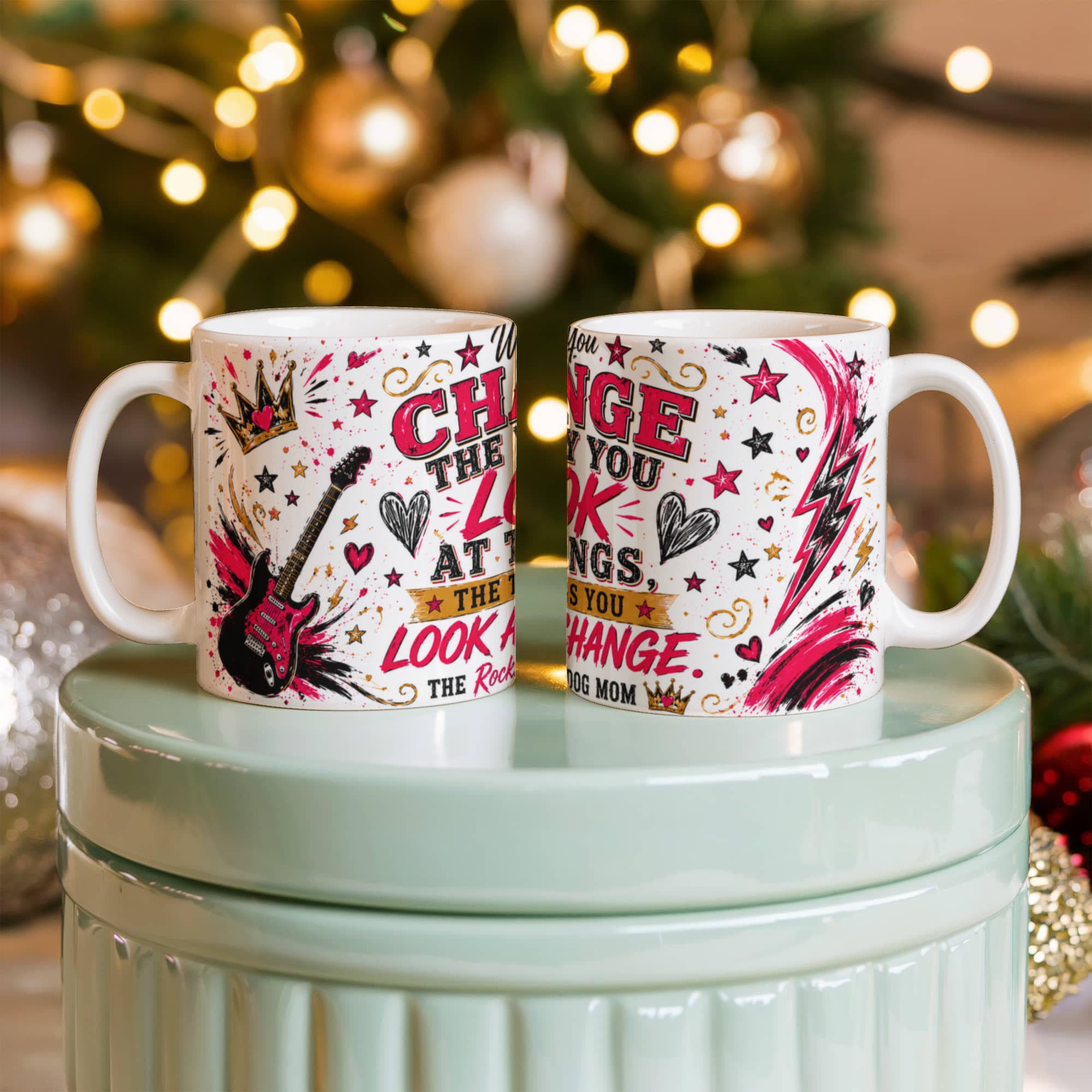 Perspective Quote White Mug