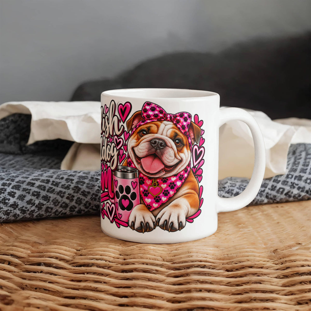 English Bulldog Mom Mug | English Bulldog Coffee Mug