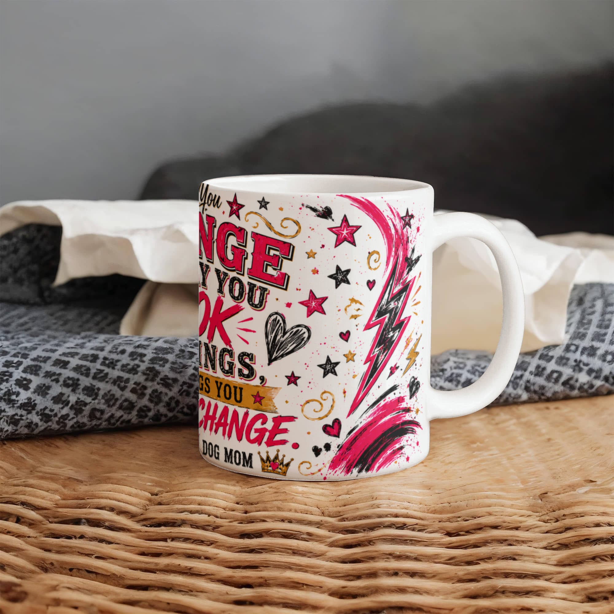 Perspective Quote White Mug