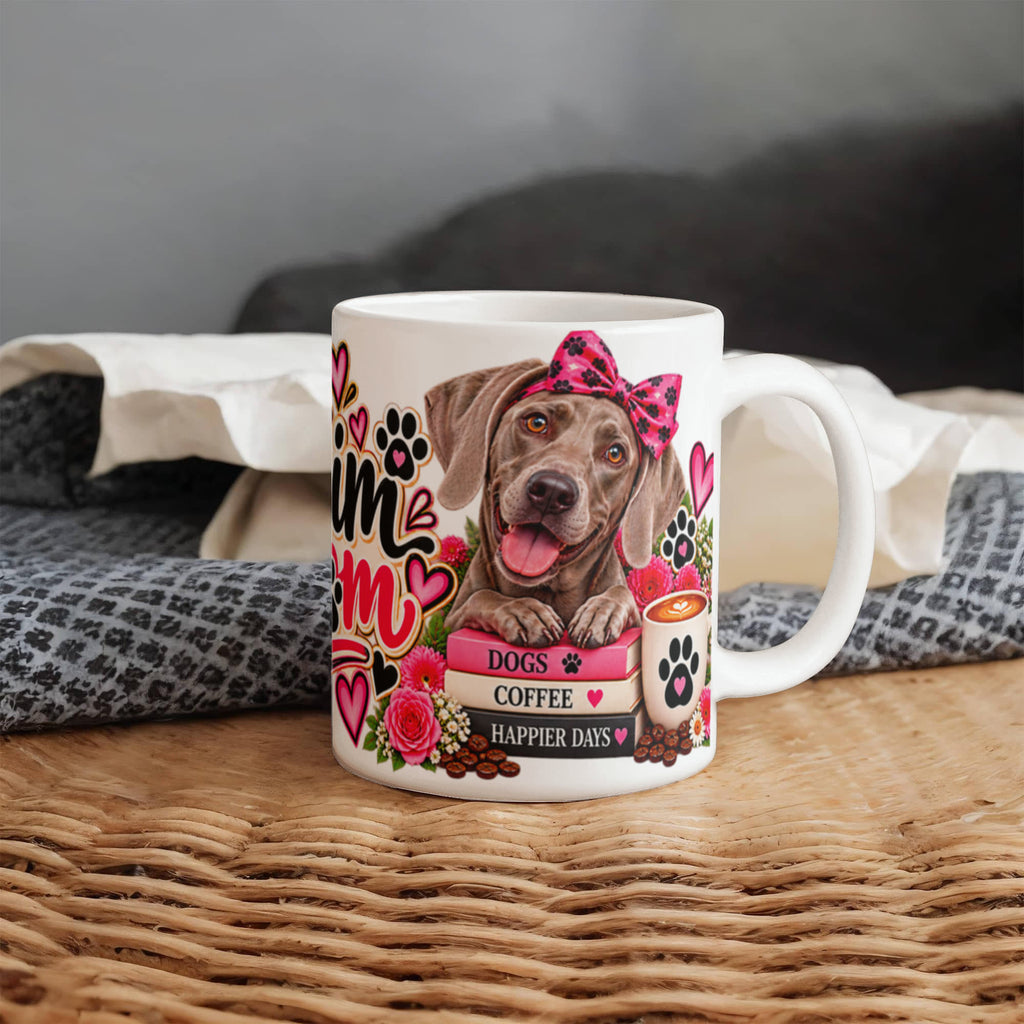 Weim Mom Coffee Mug, Weimaraner Mom Gift, view 7