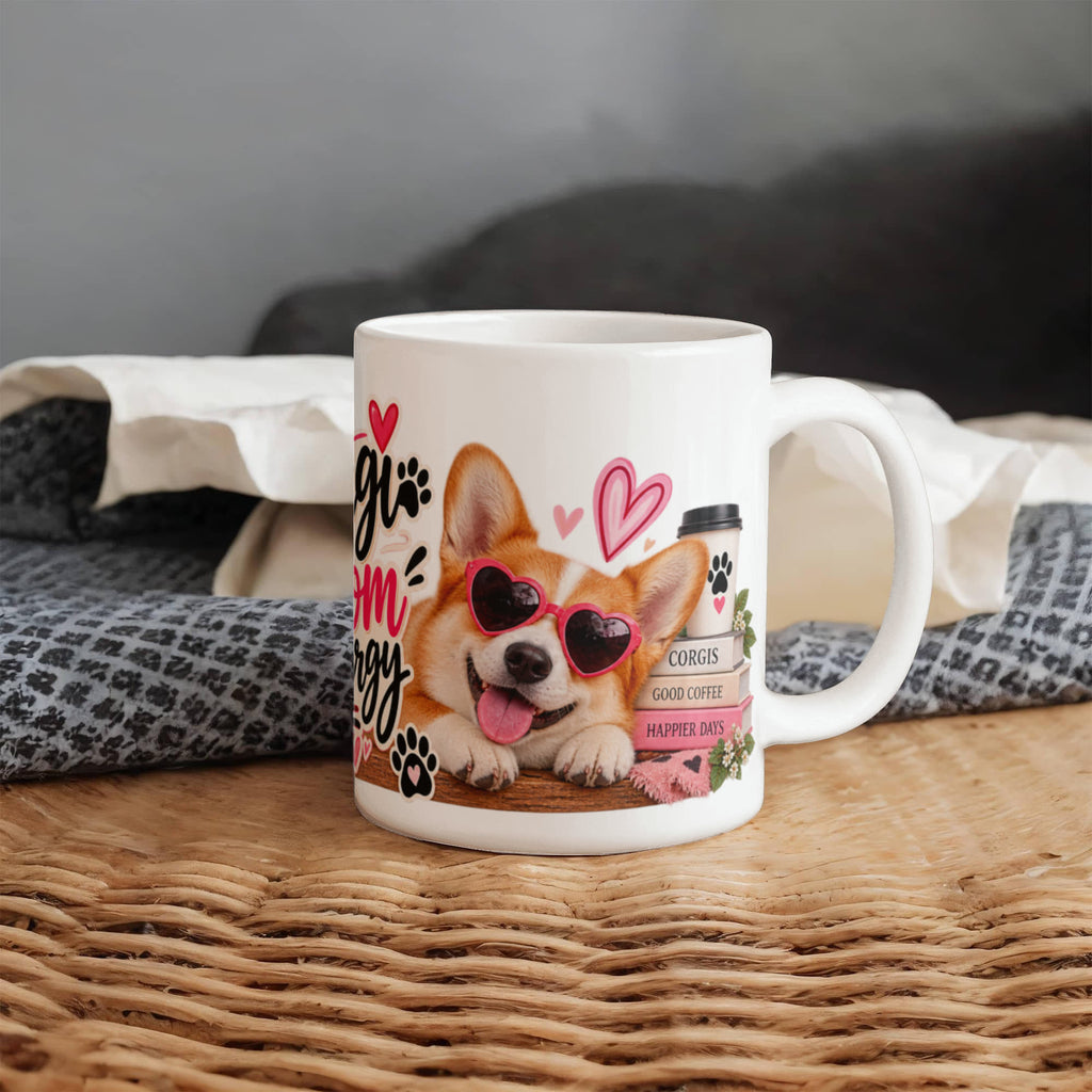Corgi Mom Energy Coffee Mug, view 7