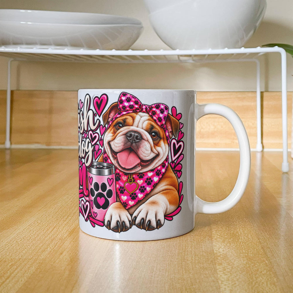 English Bulldog Mom Mug | English Bulldog Coffee Mug