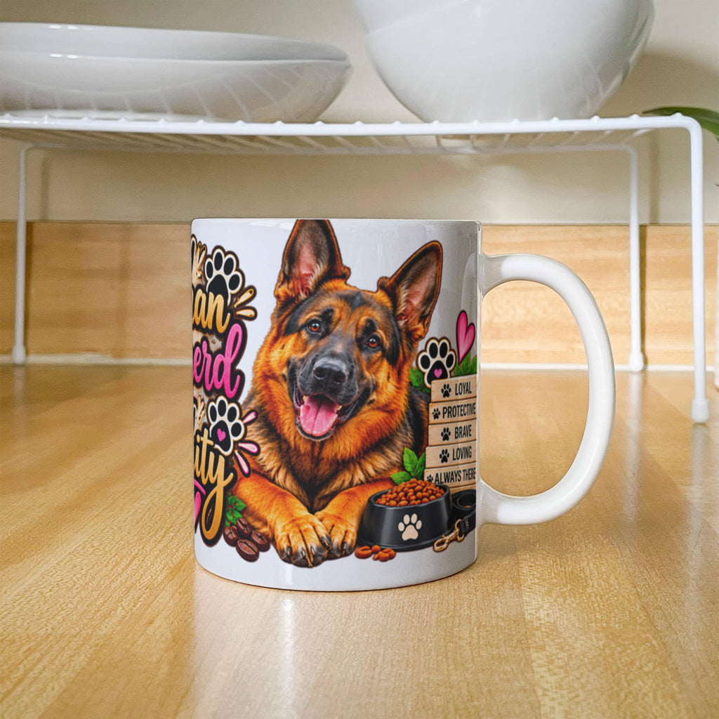 My German Shepherd Is My Security Coffee Mug, view 3