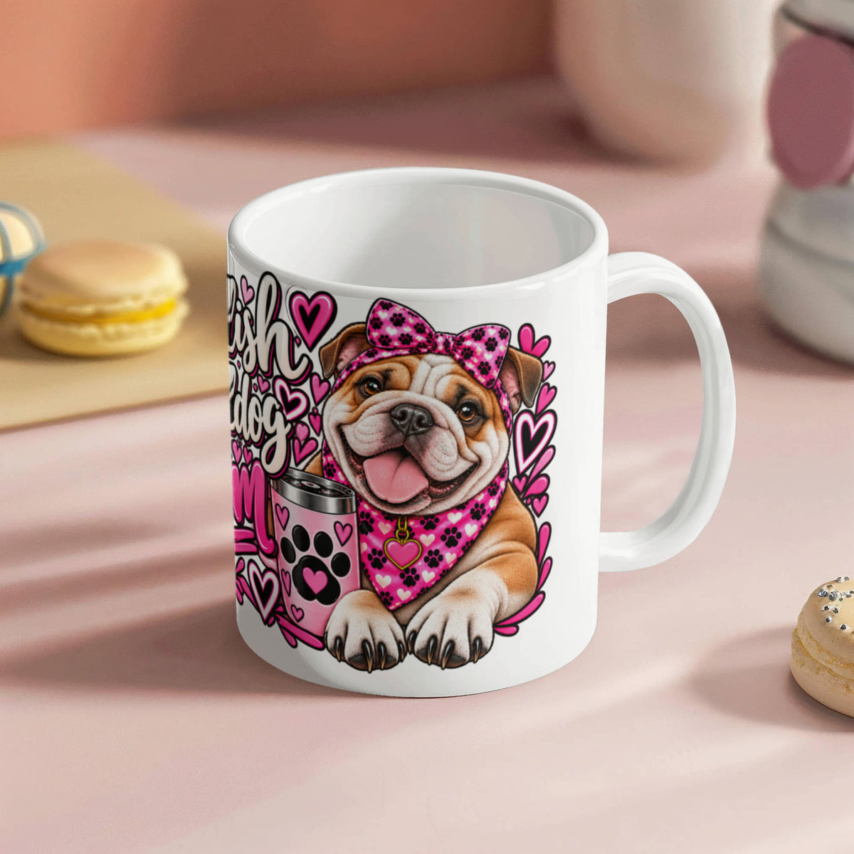 English Bulldog Mom Mug | English Bulldog Coffee Mug