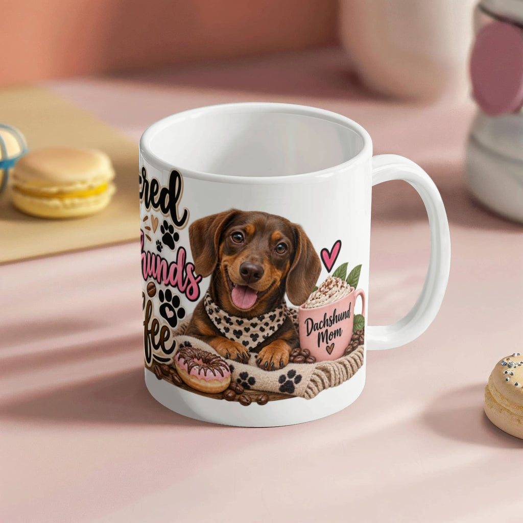 Powered by Dachshunds and Coffee Mug, view 4