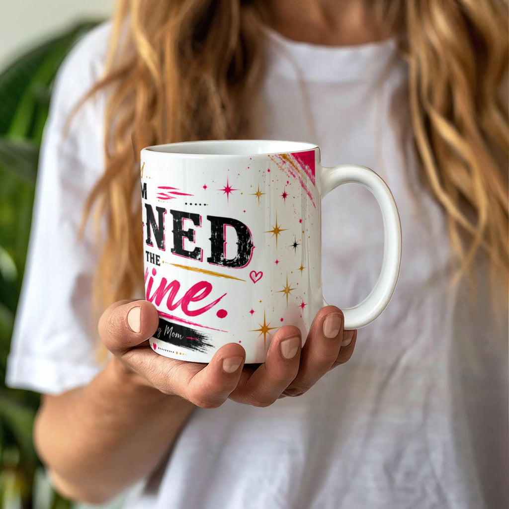 I'm Aligned with the Divine White Ceramic Mug