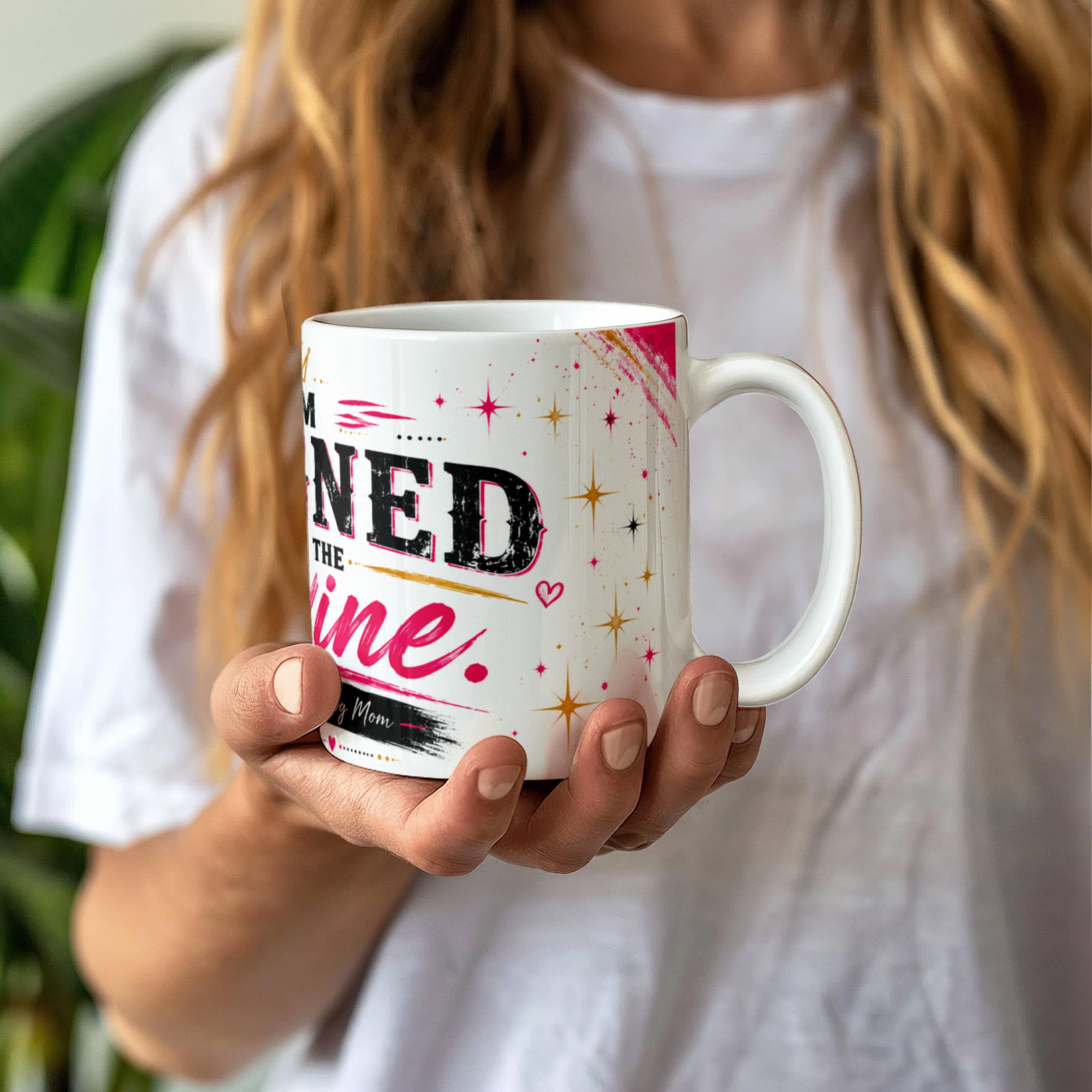 I'm Aligned with the Divine White Ceramic Mug