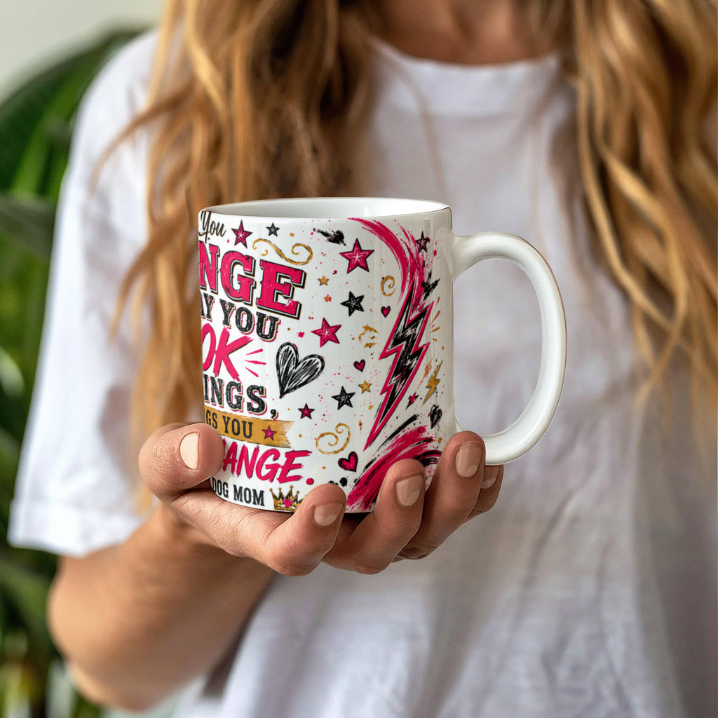 Perspective Quote White Mug
