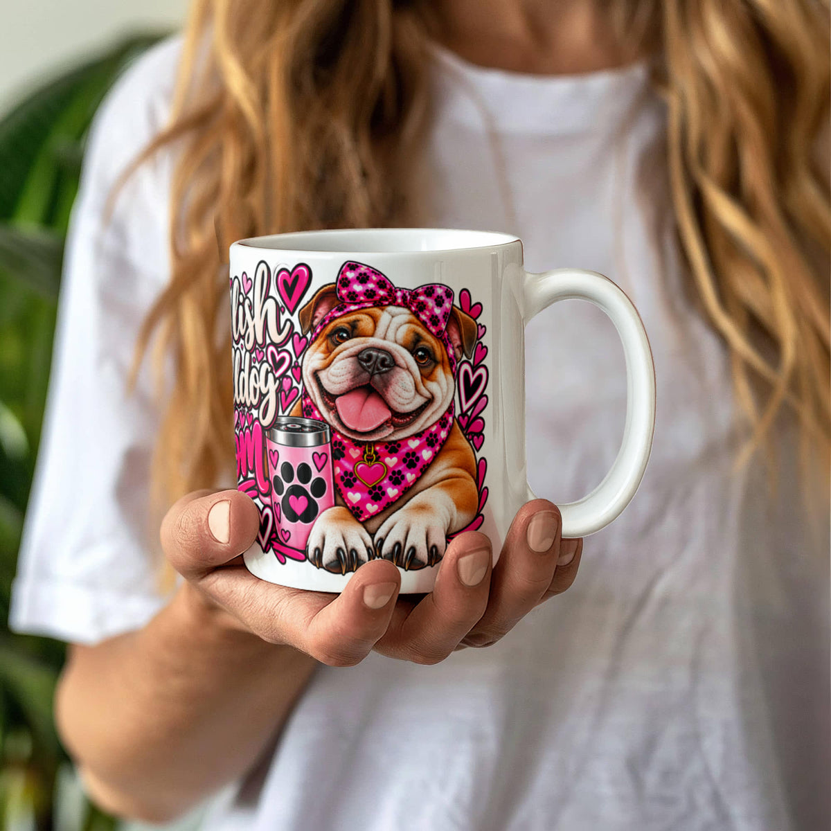English Bulldog Mom Mug | English Bulldog Coffee Mug