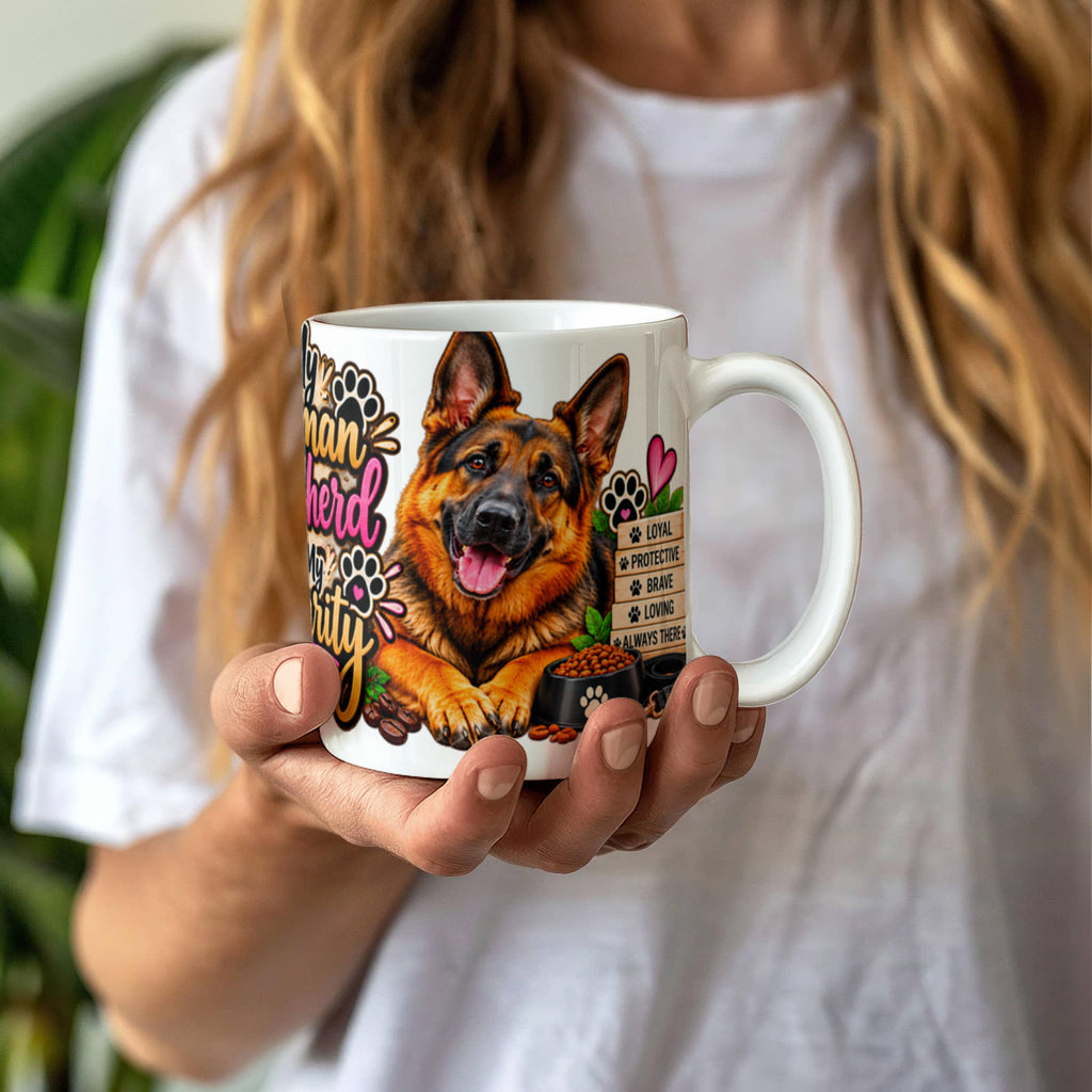 My German Shepherd Is My Security Coffee Mug, view 11