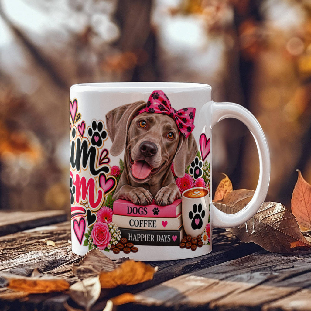 Weim Mom Coffee Mug, Weimaraner Mom Gift, view 6