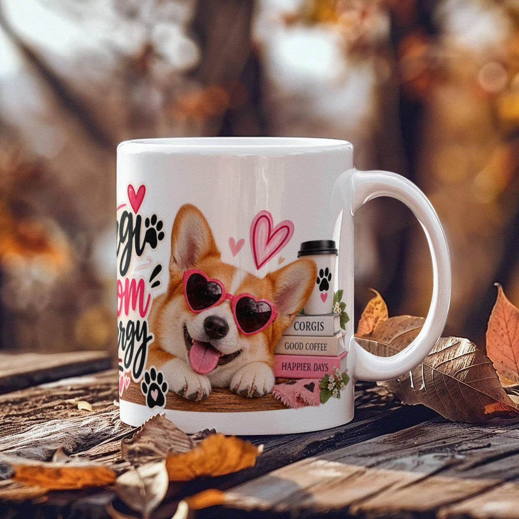 Corgi Mom Energy Coffee Mug, view 6