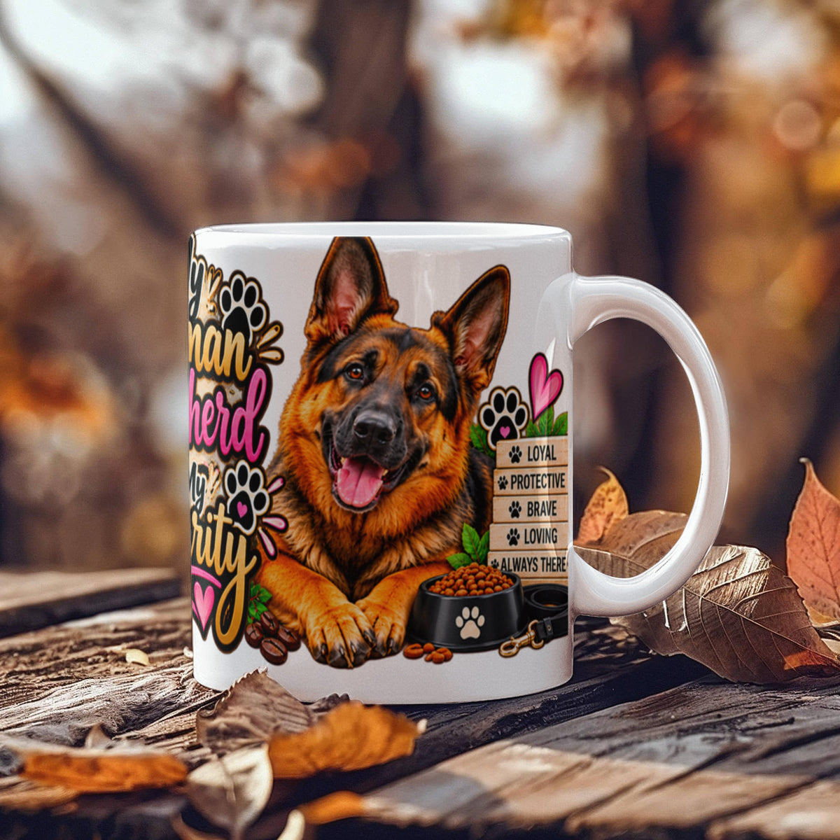My German Shepherd Is My Security Coffee Mug, view 6