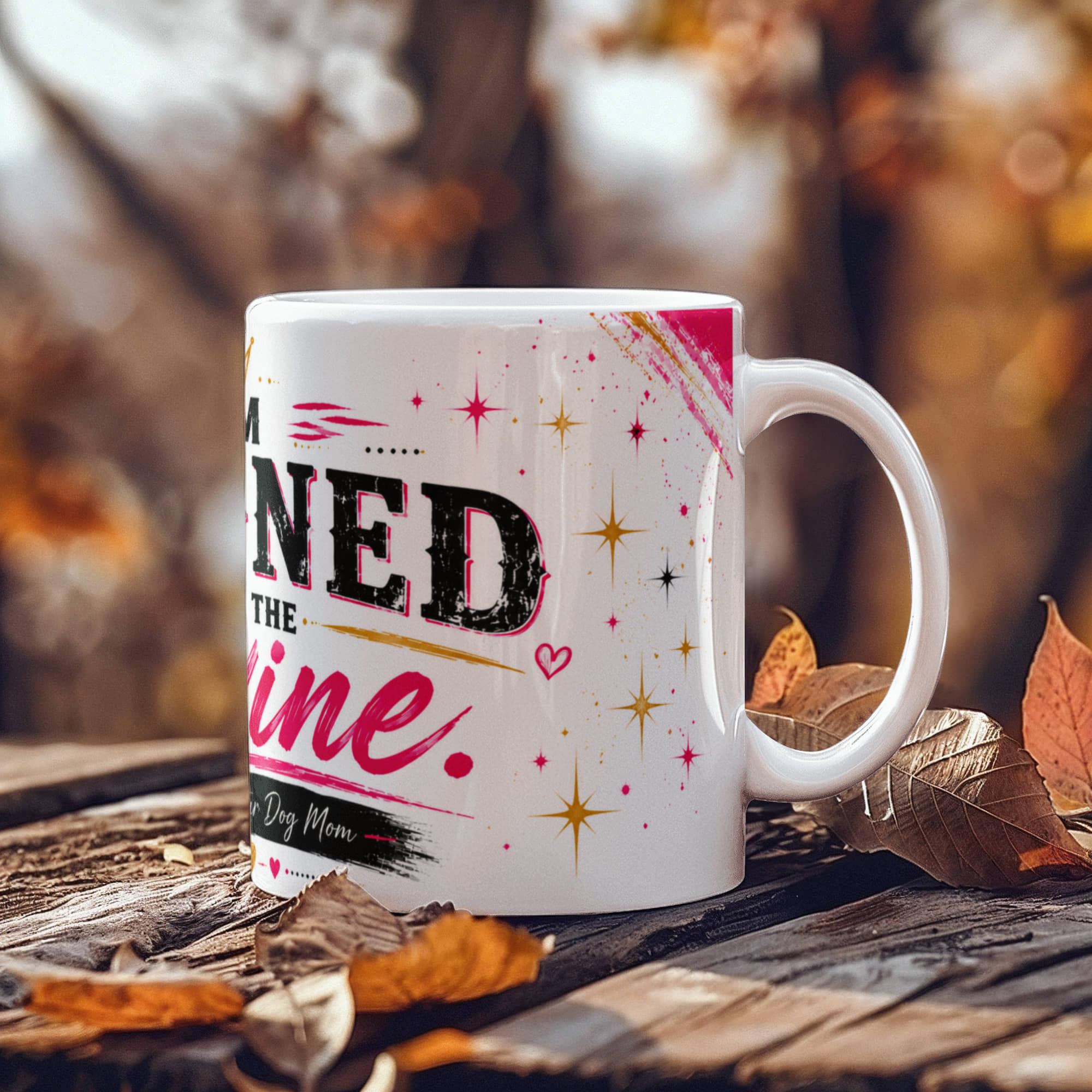 I'm Aligned with the Divine White Ceramic Mug