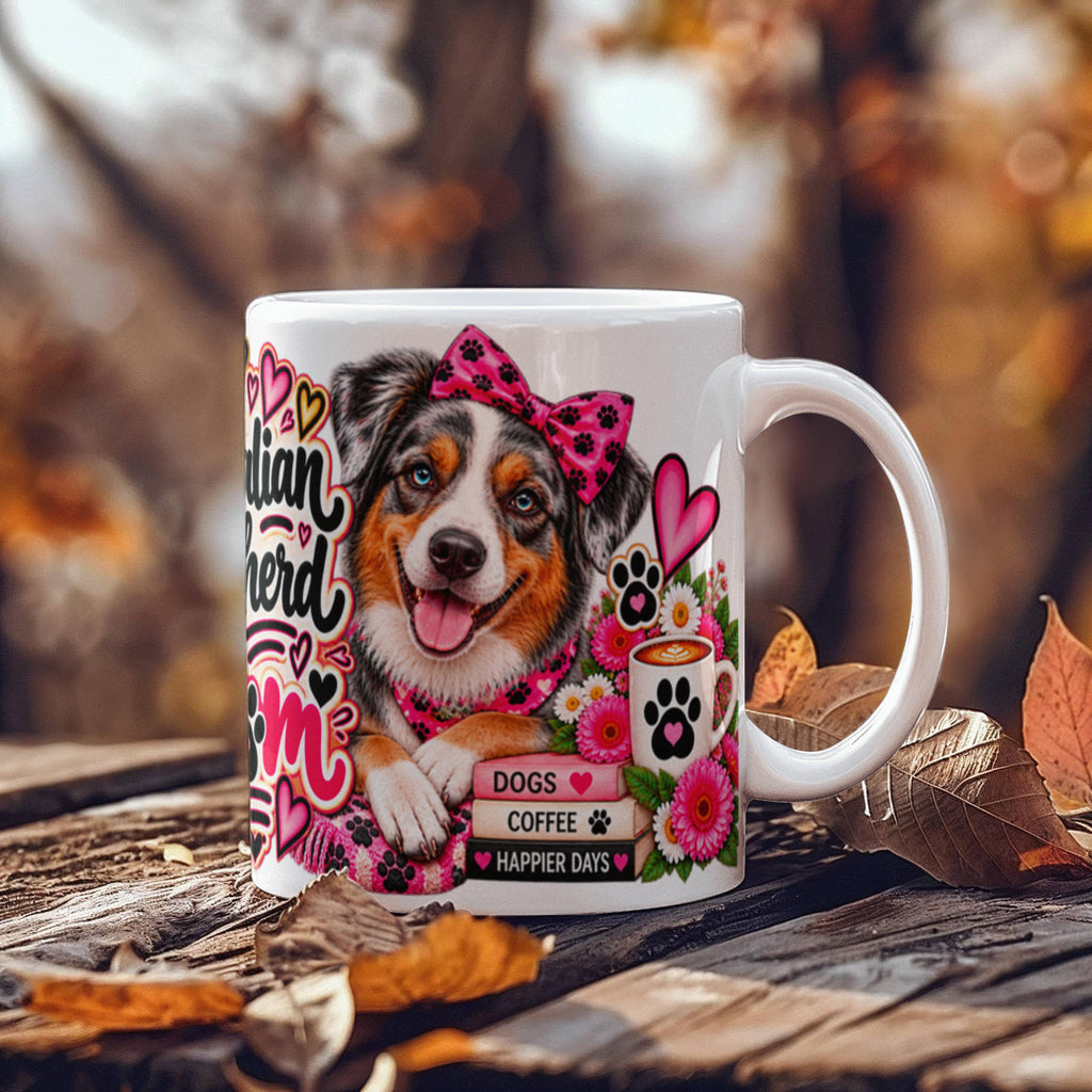 Australian Shepherd Mom Coffee Mug, view 6