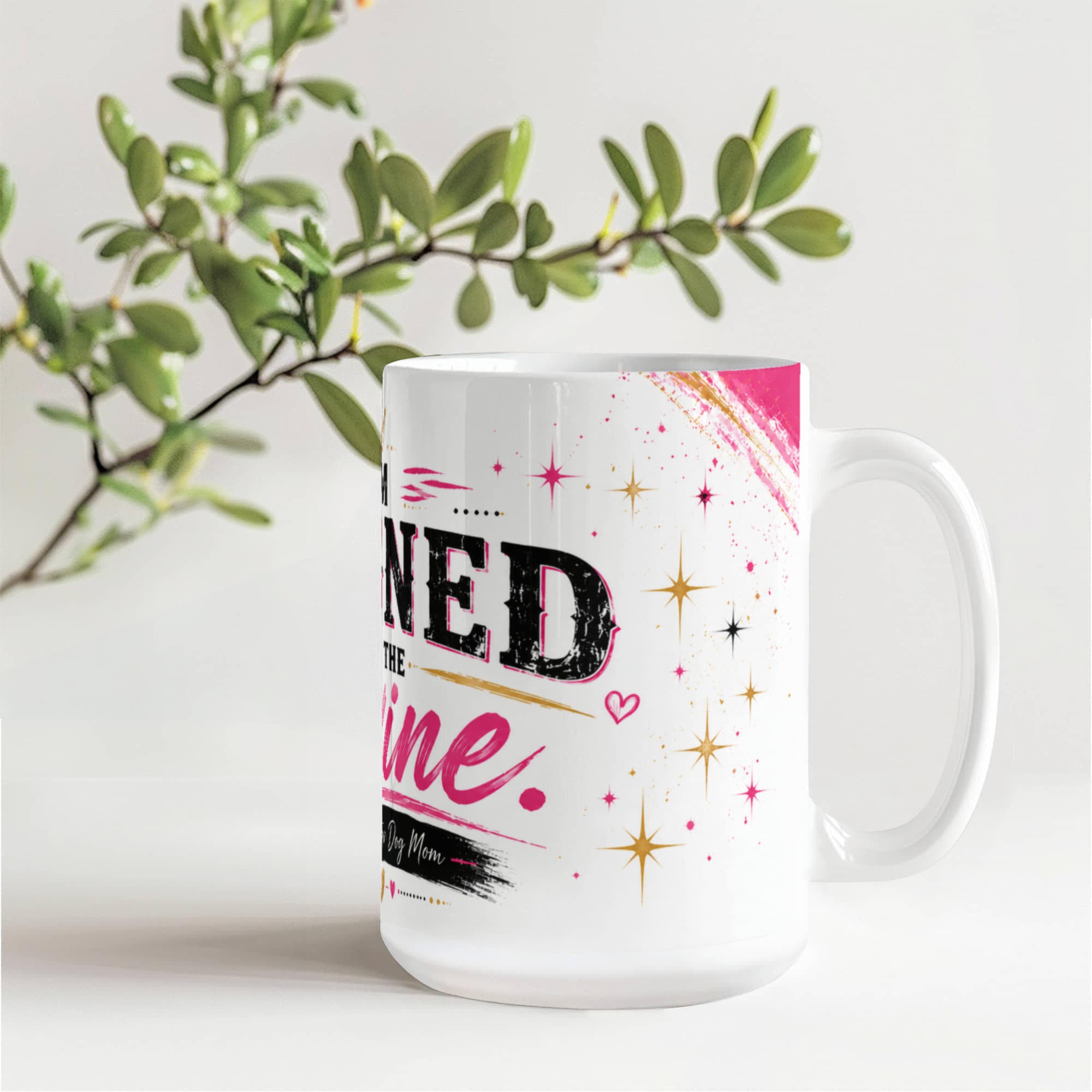 I'm Aligned with the Divine White Ceramic Mug