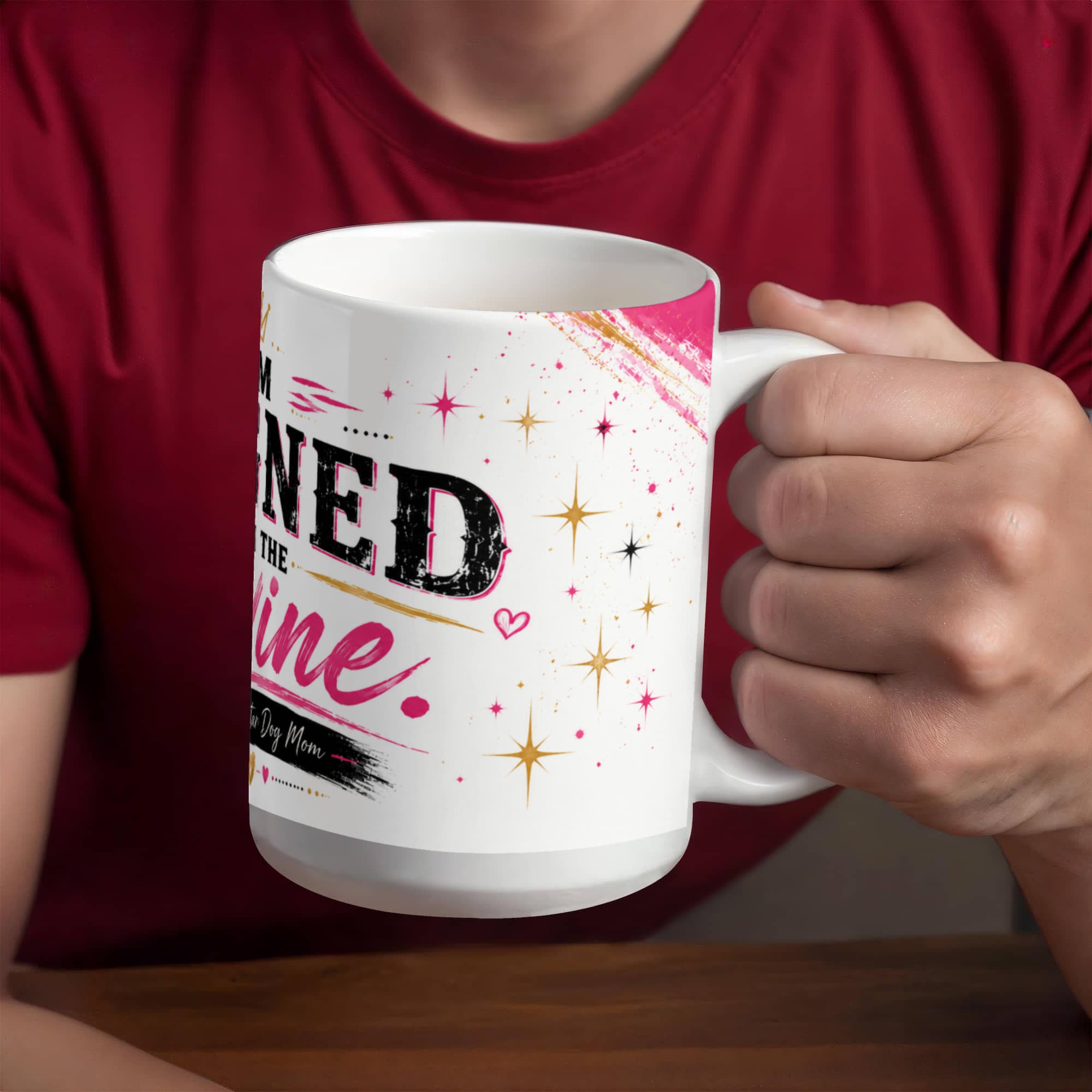 I'm Aligned with the Divine White Ceramic Mug