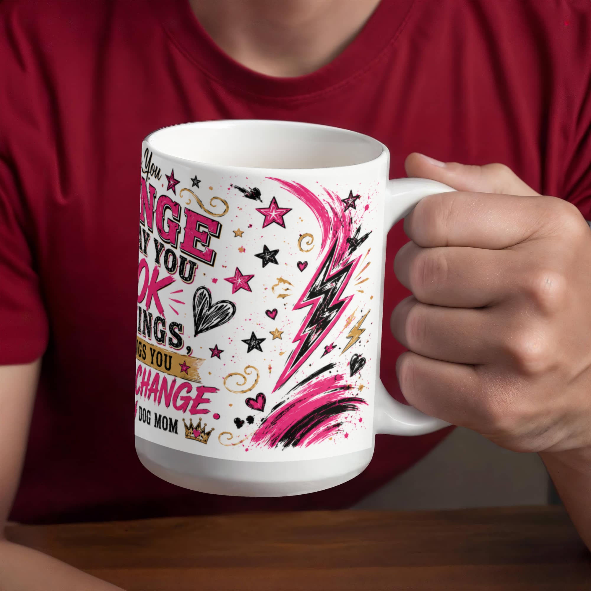 Perspective Quote White Mug