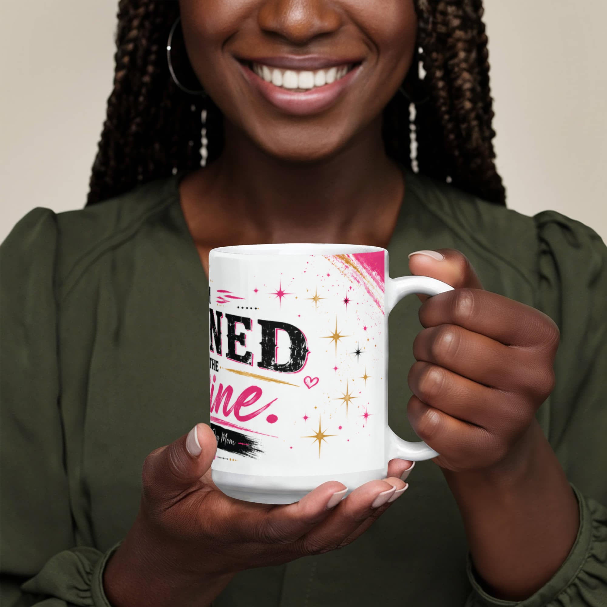 I'm Aligned with the Divine White Ceramic Mug