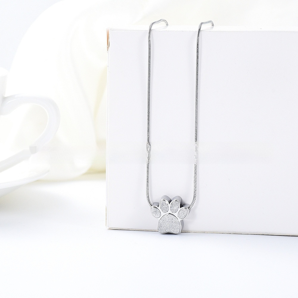 Paw Print Pendant Necklace
