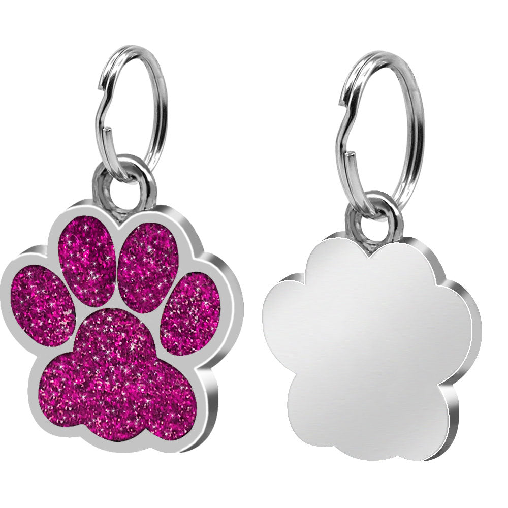 Paw Print Dog Tag Pet Accessory for Amazon Supply