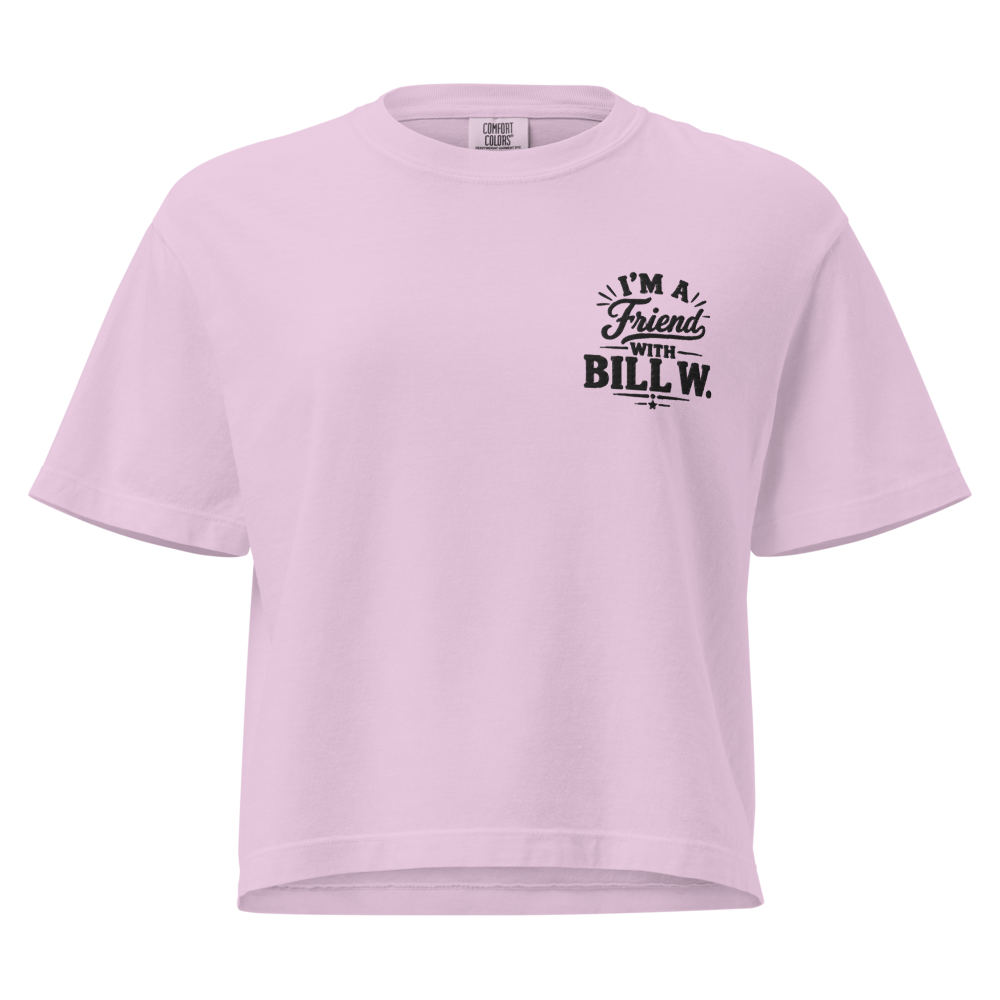 Women's Heavyweight Boxy T-Shirt | Comfort Colors 3023CL Bill W Shirt