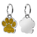 Paw Print Dog Tag Pet Accessory