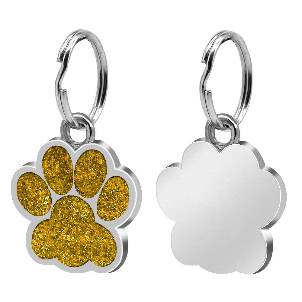 Paw Print Dog Tag Pet Accessory for Amazon Supply